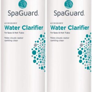 spaguard water clarifier, spaguard clarifier 1 pt, pool water clarifier, spa water clarifier, clear pool water solution, 2 pack water clarifier, patio and garden products